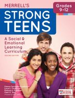 Merrell's strong teens, grades 9-12 a social & emotional learning curriculum /