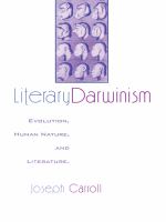 Literary Darwinism : Evolution, Human Nature, and Literature.