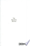 The Egyptian revival : its sources, monuments, and meaning, 1808-1858.