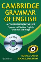 Cambridge grammar of English : a comprehensive guide : spoken and written English grammar and usage /