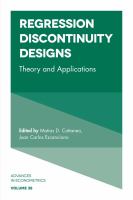 Regression Discontinuity Designs : Theory and Applications.