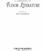 A Companion to Tudor Literature.