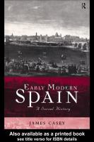 Early modern Spain a social history /