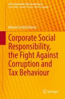 Corporate Social Responsibility, the Fight Against Corruption and Tax Behaviour