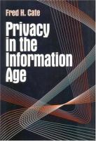 Privacy in the information age /