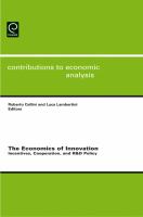 The Economics of Innovation : Economics of Innovation.