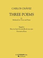 Three poems : for medium/low voice and piano /