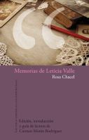 Memorias de Leticia Valle.