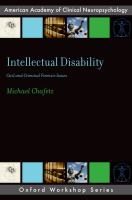 Intellectual Disability : Criminal and Civil Forensic Issues.