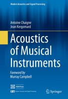 Acoustics of musical instruments