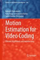 Motion Estimation for Video Coding Efficient Algorithms and Architectures /