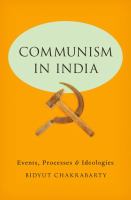 Communism in India : events, processes and ideologies /