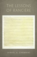 The lessons of Rancière /