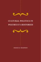 Cultural politics in Polybius's Histories /