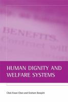 Human Dignity and Welfare Systems