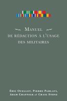 Manuel de rédaction à l'usage des militaires /