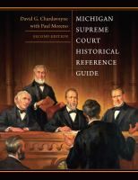 Michigan Supreme Court historical reference guide