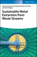Sustainable Metal Extraction from Waste Streams.