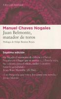 Juan Belmonte, matador de toros : su vida y sus hazañas /