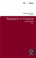 Research in Finance, Volume 24