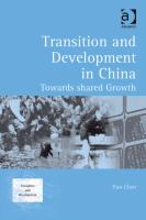 Transition and development in China towards shared growth /