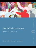 Social movements the key concepts /