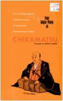 Major plays of Chikamatsu