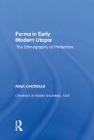 Forms in early modern utopia the ethnography of perfection /