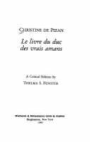 Le livre du duc des vrais amans /