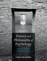 History and Philosophy of Psychology.