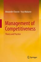 Management of Competitiveness Theory and Practice /