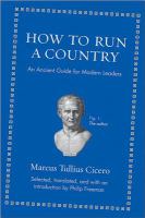 How to run a country an ancient guide for modern leaders /