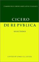 De re publica : selections /