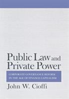 Public Law and Private Power : Corporate Governance Reform in the Age of Finance Capitalism.