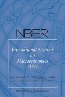 NBER International Seminar on Macroeconomics 2004.