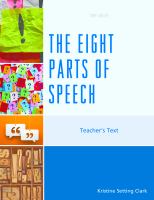 The eight parts of speech teacher's text /