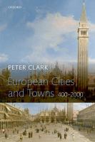 European Cities and Towns : 400-2000.