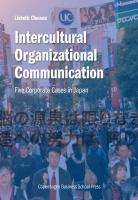 Intercultural Organizational Communication : Five Corporate Cases in Japan.