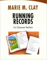 Running records : for classroom teachers /