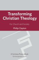 Transforming Christian theology : for church and society /