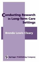 Conducting research in long-term care settings