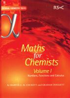 Maths for chemists /