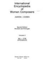 International encyclopedia of women composers /