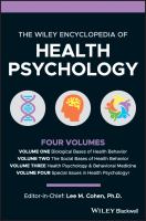 The Wiley Encyclopedia of Health Psychology.