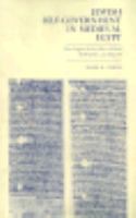 Jewish self-government in medieval Egypt : the origins of the office of head of the Jews, ca. 1065-1126 /