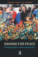 Singing for peace : antiwar songs in American history /