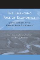 The changing face of economics conversations with cutting edge economists /
