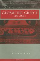 Geometric Greece : 900-700 BC.