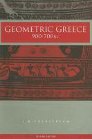 Geometric Greece 900-700 BC /