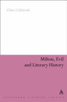Milton, Evil and Literary History.